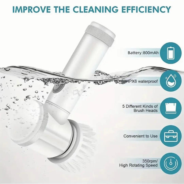 Effortless Cleaning Spin Brush