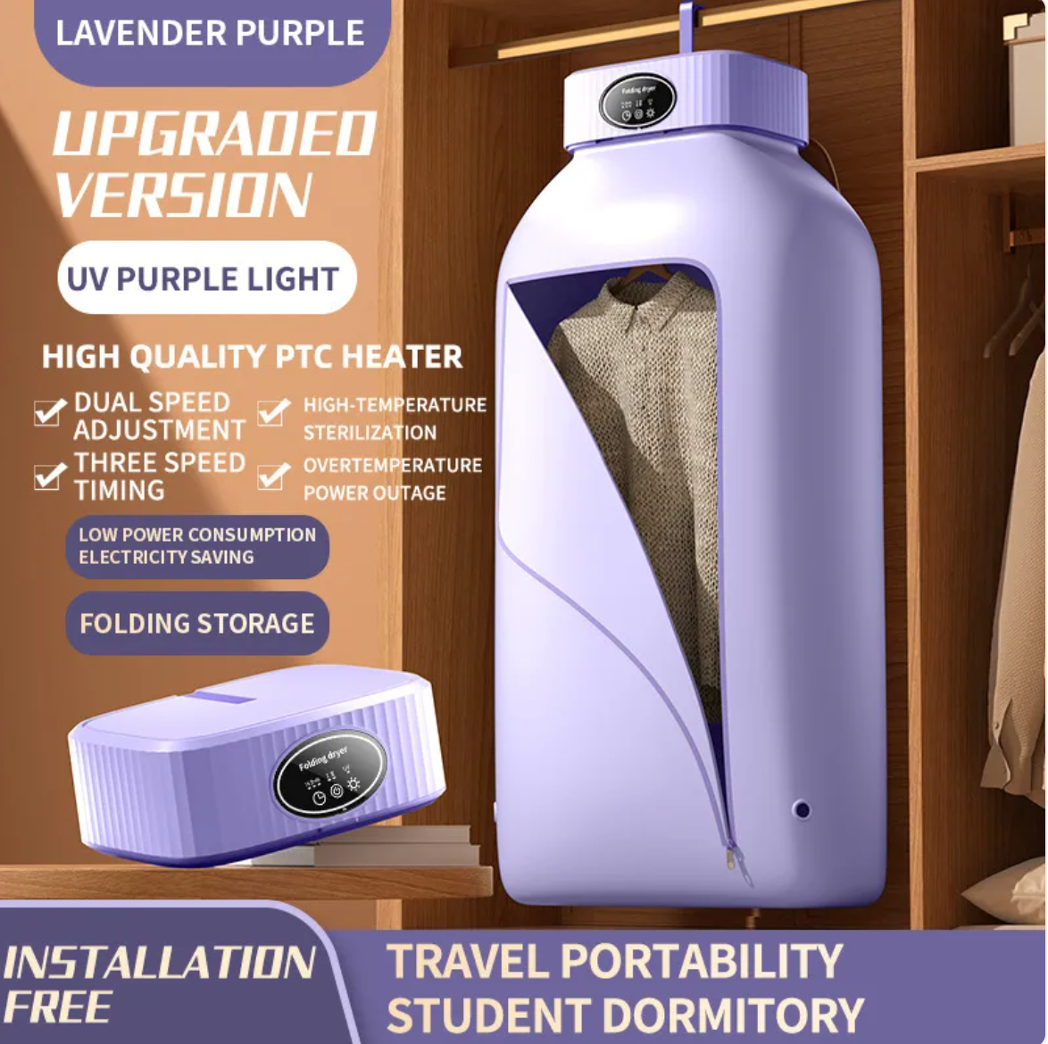 Portable Foldable Clothes Dryer